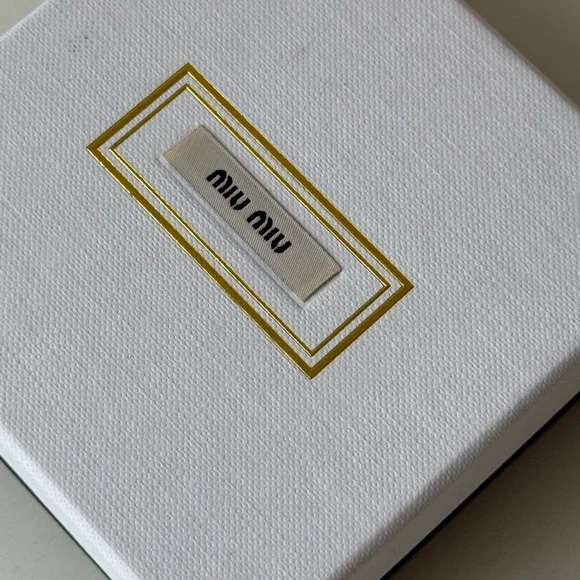 Miu Miu Light Blue Hair Clips with Sparkling Accents - Picture 7 of 9